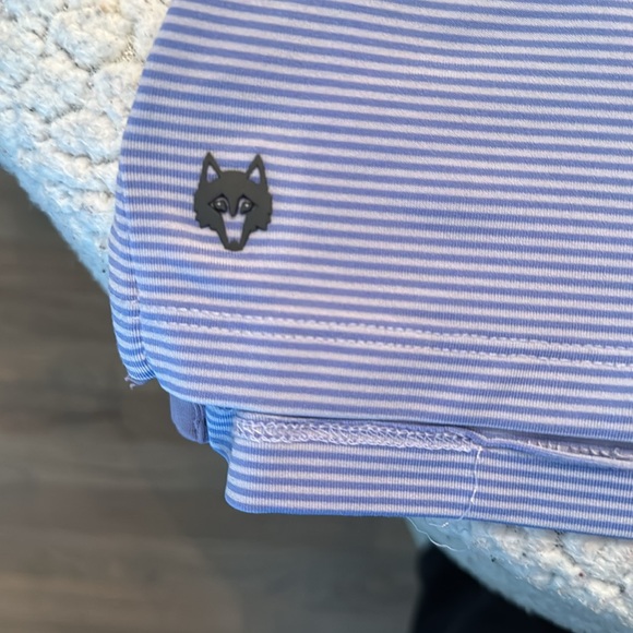 Greyson Golf Polo Size Large Light Blue/White Worn Once Perfect Condition - Picture 3 of 5